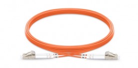 Fiber patch cord Multi-mode, OM2, duplex, LC/LC, 3m (P/N: 2104-07019)