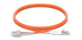 Fiber patch cord Multi-mode, OM2, duplex, LC/SC, 3m (P/N: 2104-15001)