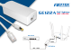 APTEK GE122A - PoE Splitter chuyên dụng cho WiFi AP tốc độ cao, IP Camera