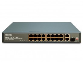 APTEK SF1163P - Switch 16 port PoE unmanged