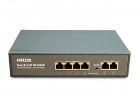 APTEK SF1042P - Switch 4 port PoE unmanaged