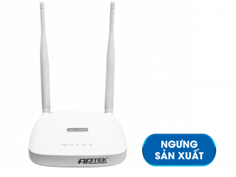 APTEK A12 - Router WiFi Dual Band AC1200 AC