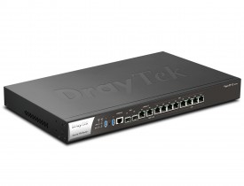 DrayTek Vigor3912 - Router VPN doanh nghiệp cân bằng tải đa WAN hiệu năng cao 10G, tích hợp Smart Action, chịu tải hơn 500 users