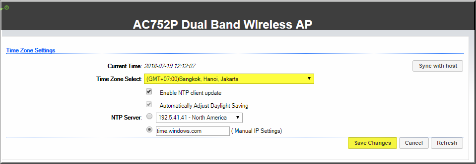 APTEK AC752P - Cấu hình Auto Reboot