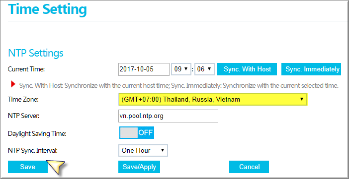 APTEK A122e A196GU N303HU Cấu hình Auto Reboot