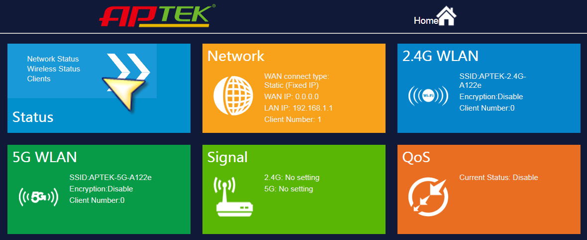 1 APTEK A122e A196GU N303HU Gioi han truy cap wifi