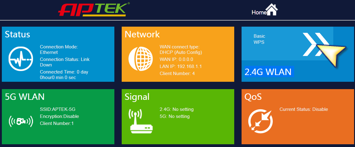 APTEK Cấu hình phát Wi-Fi bằng máy tính