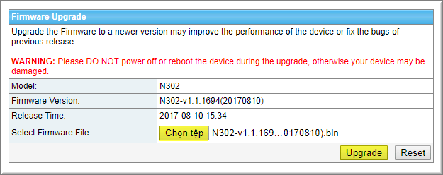 APTEK N302 Quản lý thiết bị