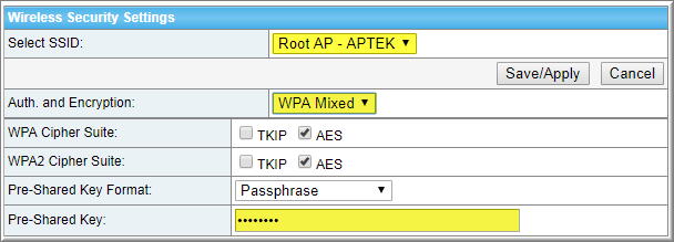 APTEK N302 Cấu hình tạo 2 SSID