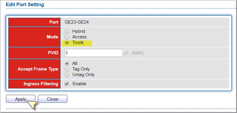 10 Port setting 4