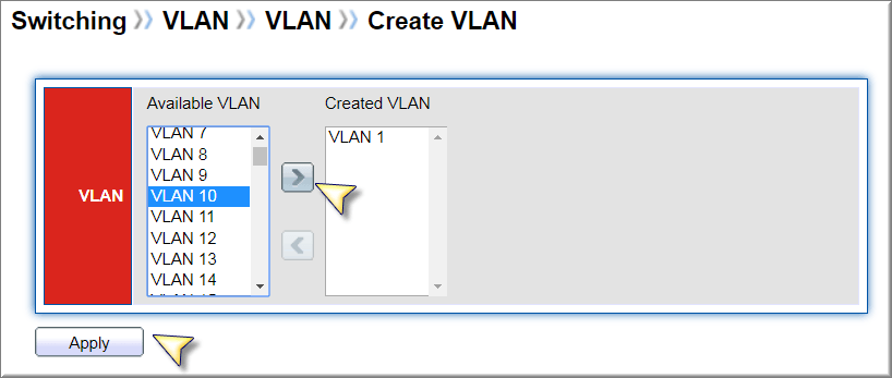 5 Create VLAN 2