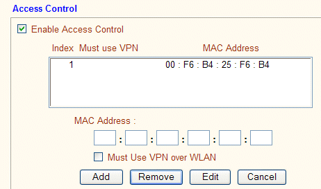 Enable Access Control