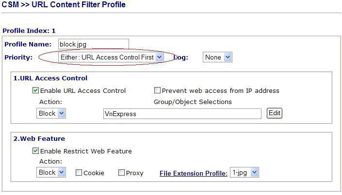 URL Access Control First