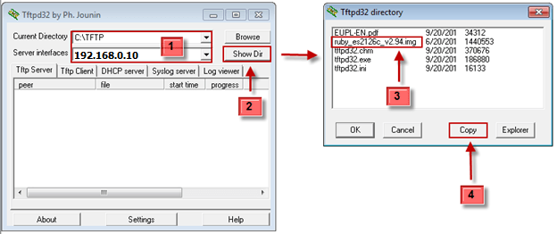 2 nang cap firmware switch volktek bang cli va tftp v1.2