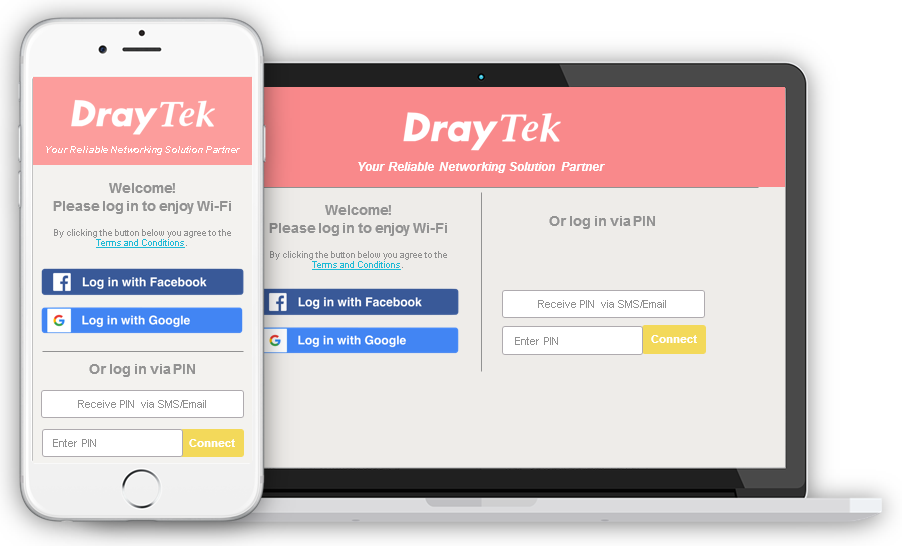 Vigor2928 Hotspot Web Portal